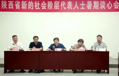 陜西省新的社會階層代表人士暑期談心會舉行
